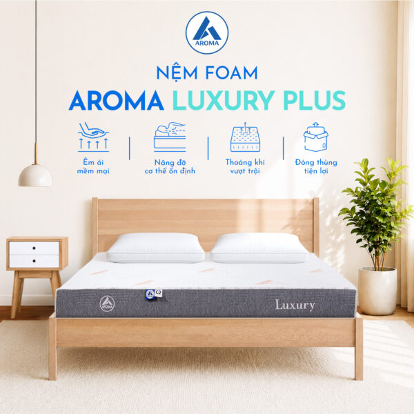 Nệm Foam Aroma Luxury Plus