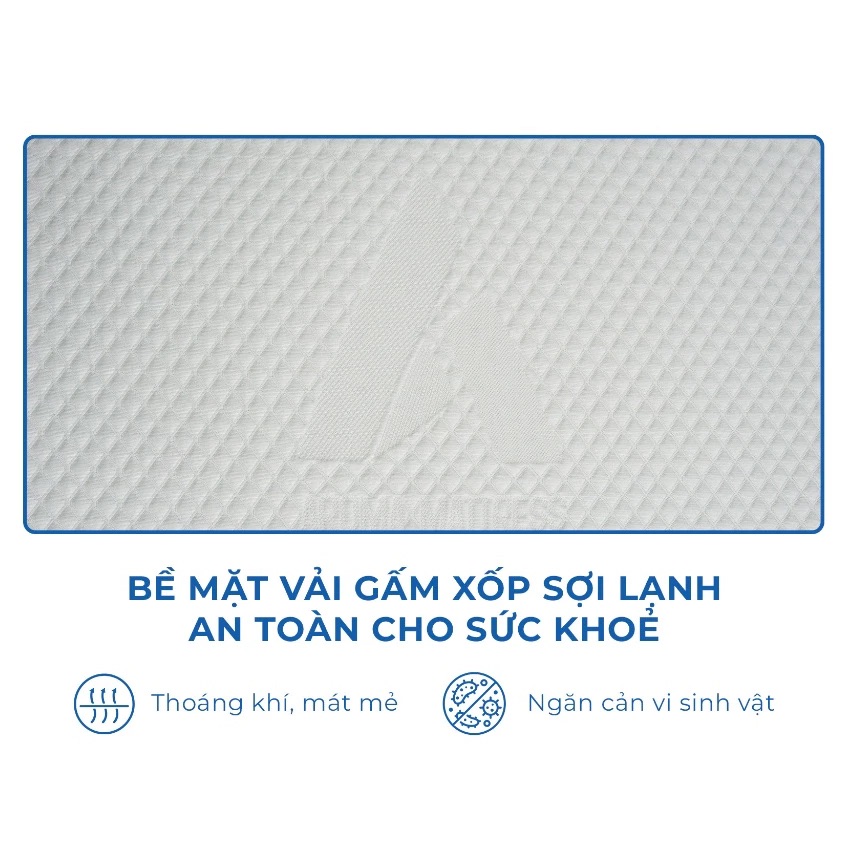 Bề mặt vải gấm xốp sợi lạnh an toàn cho sức khoẻ