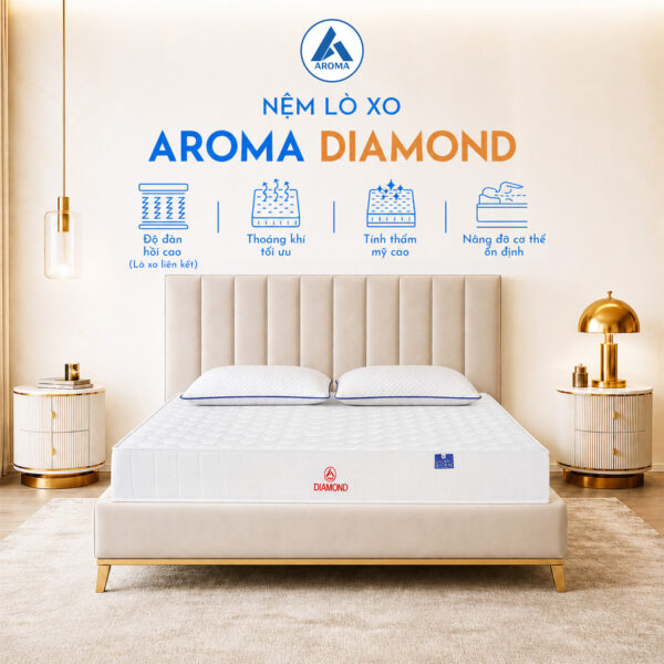 Nệm Lò Xo Aroma Diamond