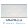 Bề mặt nệm vải gấp cao cấp