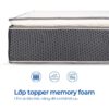 Nệm sử dụng lớp topper memory foam