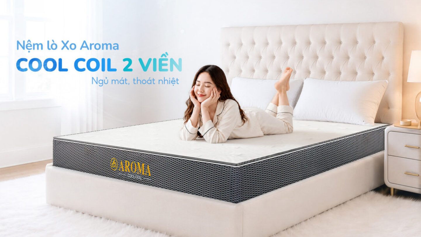 nem-lo-xo-tui-doc-lap-aroma-cool-coil-2-vien-ngu-mat-thoat-nhiet-suot-dem